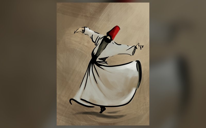 Sufi Dancer (Whirling Dervish)